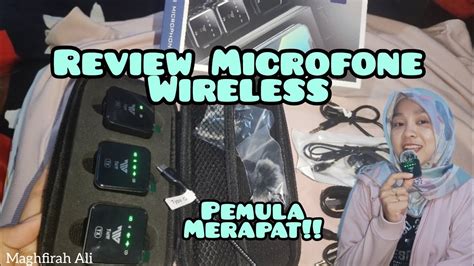 Review Mic Wireless Murah Tnw N Mic Untuk Pemula Youtube