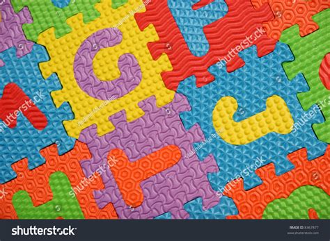 Multi Colored Alphabet Puzzle Background Stock Photo 8367877 Shutterstock