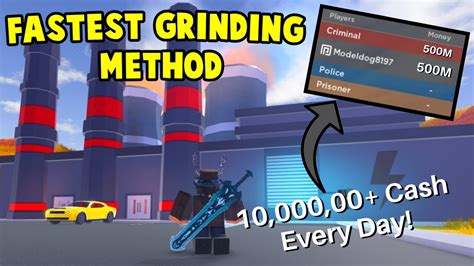 Brand New Fastest Grinding Method In Jailbreak How To Make Over M A