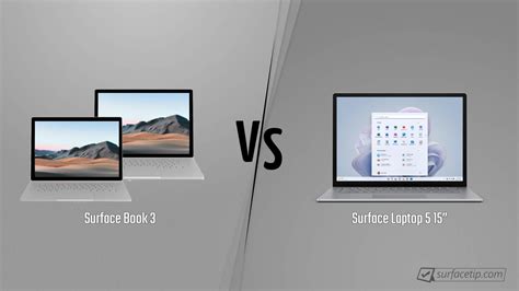 Surface Book 3 vs. Surface Laptop 5 15” - Detailed Specs Comparison