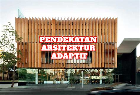 pendekatan arsitektur adaptif