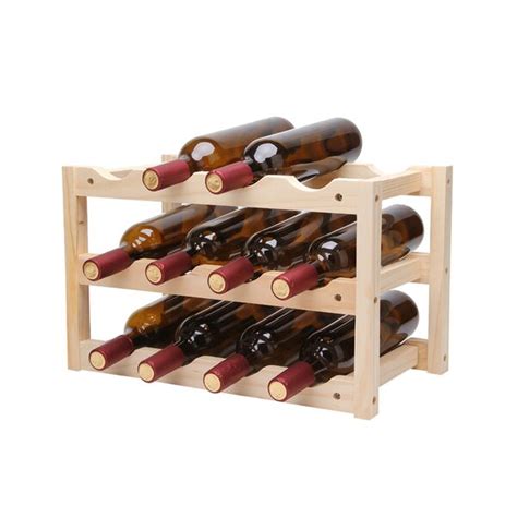 Natur Pur Schmitt Tabletop Countertop Wine Bottle Rack In Natural