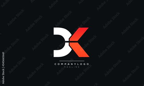 Dk Kd D K Letter Logo Design Icon Vector Symbol Stock Vector Adobe Stock