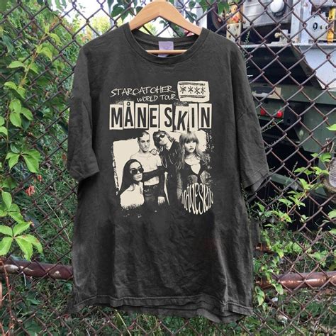 Maneskin Band Vintage Shirt Maneskin World Tour Crewneck Tee Maneskin