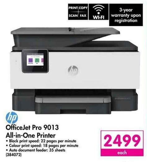 Hp Officejet Pro All In One Printer Offer At Makro