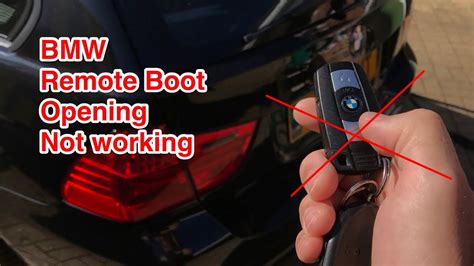 How To Open Bmw Trunk Manually