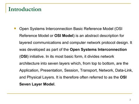 OSI Model | PPT