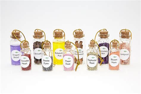 DIY Harry Potter Potion Ingredients Christmas Ornaments - Swish and Stitch