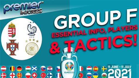 Euro 2020: Group F - Premier Injuries