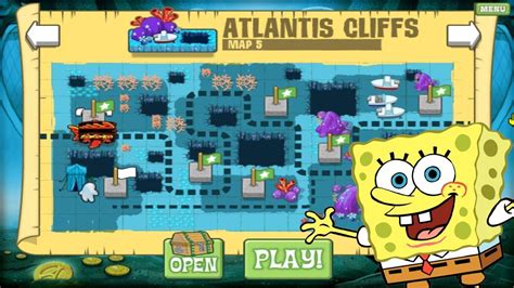 Spongebob Atlantis Squareoff Map 5 Atlantis Cliffs Youtube