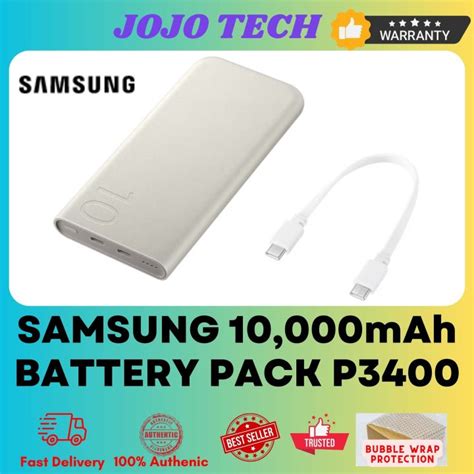 PRE ORDER SAMSUNG 10 000mAh Battery Pack P3400 Power Bank Lazada