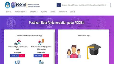 Petunjuk Cara Cek Data Mahasiswa Pada Pddikti Login Pddikti Kemdikbud