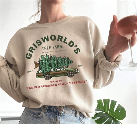 Vintage Griswolds Christmas Tree Farm Top Sweatshirt – Aloverthreads