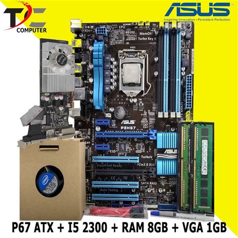 Jual Paket Mainboard Mobo Motherboard P Atx Dengan Processor I