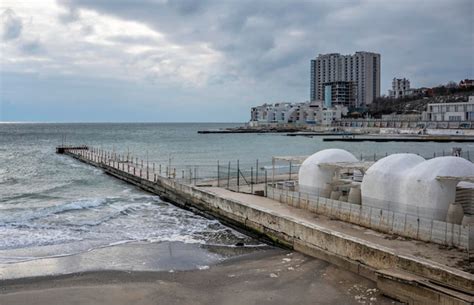 Premium Photo | Arcadia city beach in Odessa Ukraine