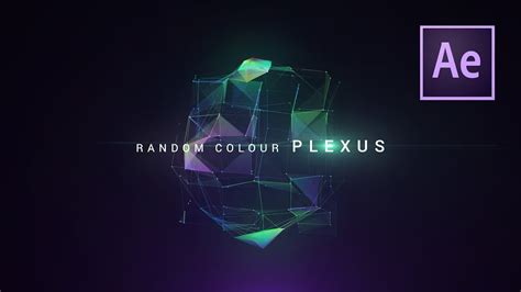 After Effects Random Colour Plexus Tutorial Youtube