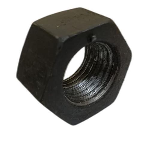 Hexagonal Mild Steel Mm Ms Black Hex Nut Size Mm Inner Diameter