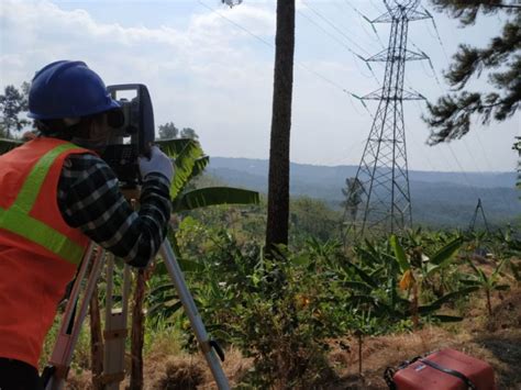 Design Sagging Dan Topografi Jalur Sutet Total Geo Survey