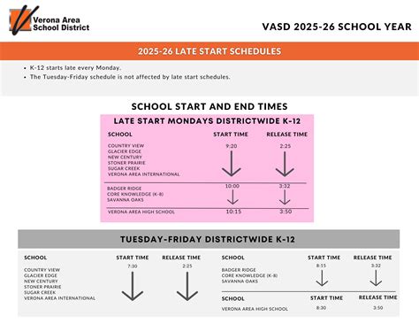 Verona Area School District wi Calendar 25-26 Revised [PDF] - EduCounty