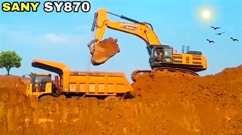 Sany Sy870 Excavator Sany Excavator Sany Excavator Loading Sany