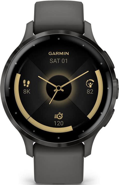 Garmin Venu S Slate Gray Silicone Band Hodinky Sk