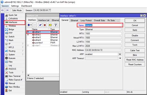 Cara Merubah Nama Interface Mikrotik Menggunakan CLI Dan GUI NeicyTekno