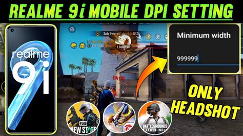 Realme 9i Free Fire Auto Headshot Dpi Hud Sensitivity Setting For Free