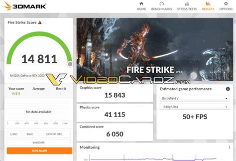 The first GeForce RTX 3050 benchmark scores are in | Club386