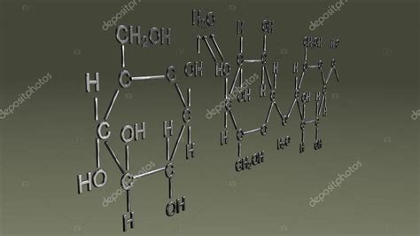 Cellulose molecular structure formula Stock Photo by ©sciencepics 124933032