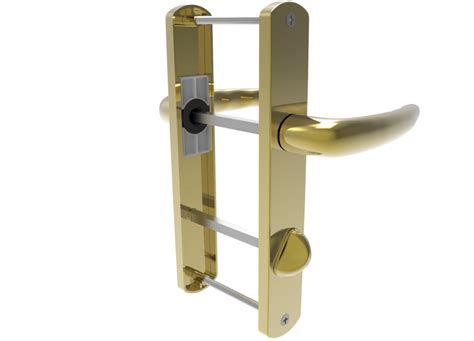 DOOR HANDLE AL IBIZA WC TYPE GOLD FINISH Windoform