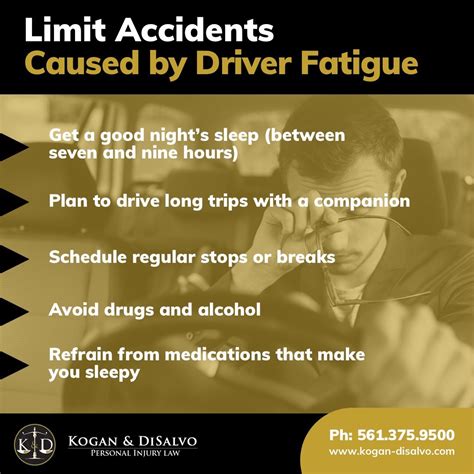 Drowsy Driving Prevention Week How You Can Help Kogan And Disalvo P A