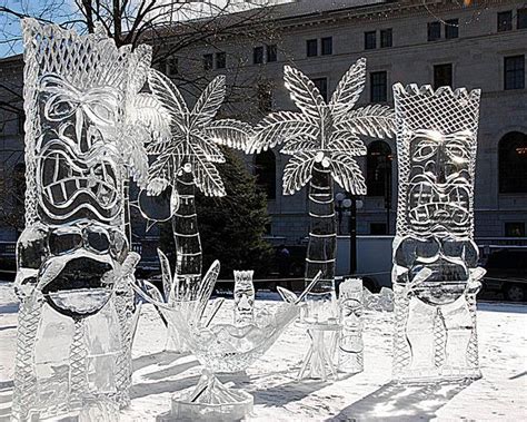 St. Paul Winter Carnival Ice Sculptures 2009 | Ice sculptures, Ice art ...