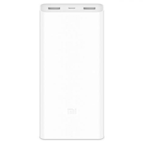 Купить Powerbank Xiaomi Mi Power Bank 2C 20000 mAh PLM06ZM White