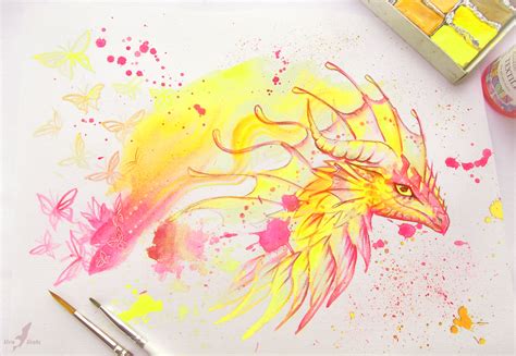 Summer dragon by AlviaAlcedo on DeviantArt