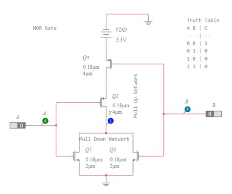 circuit diagram for nor gate - Circuit Diagram