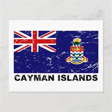 Postal Bandera De Poca De Las Islas Caim N Zazzle Es