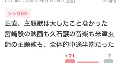 米津玄師、宮﨑駿監督最新作「君たちはどう生きるか」の書き下ろし主題歌「地球儀」がデイリーチャート25冠獲得 ガールズちゃんねる