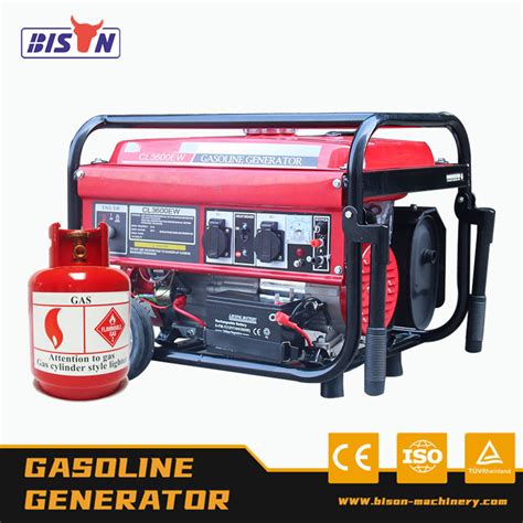 Bison Portable Light Weight Gasoline 20240V 3kVA Generator Set Price