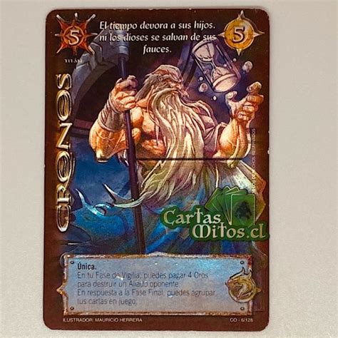 Cronos Mitos Y Leyendas Compendium Co Cartas Mitos