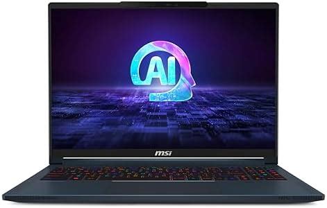 Amazon MSI Stealth 16 AI Studio 16 240Hz QHD Gaming Laptop