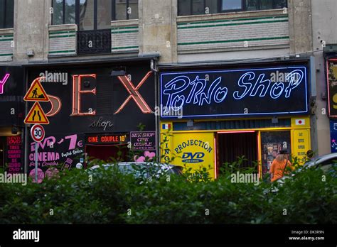 French Porno Shop Sex And Porno Shop On Boulevard De Clichy Paris