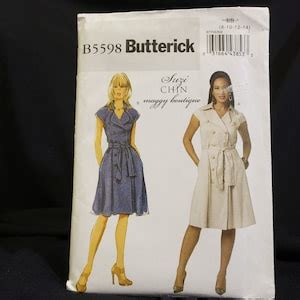 Butterick 5598 Sewing Pattern Suzi Chin Maggy Boutique Easy Misses