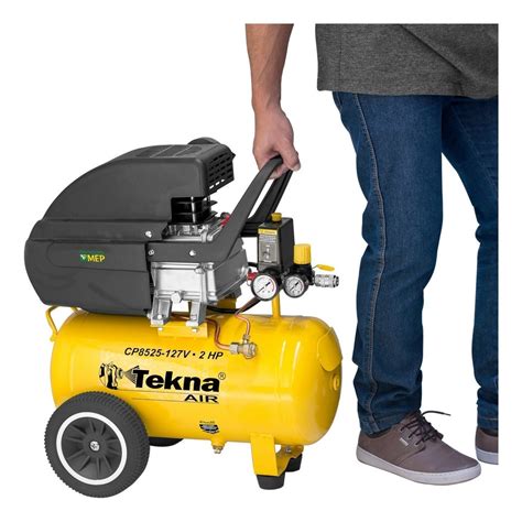 Motocompressor Compressor Tekna 24lts Portátil Pintura Ct2 Mercado Livre