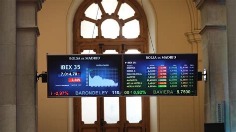 El Ibex 35 cierra la sesión en rojo pero aguanta sobre los 8 200 puntos