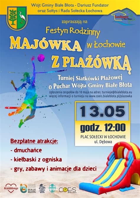 Piknik Rodzinny Majówka z Plażówką w Łochowie COEiS Białe Błota