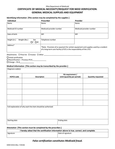 Form Odm01913 Fill Out Sign Online And Download Fillable Pdf Ohio