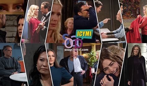 Quick Catch Up Soap Central Recaps For The Week Of March 21 To 25