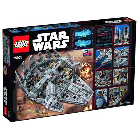 LEGO gosSIP: 030915 LEGO 75105 Millenium Falcon more and bigger box art