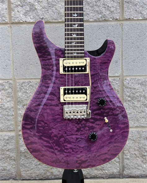 2015 Prs Se Custom 24 30th Anniversary Limited Quilted Maple Purple