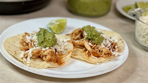 Pollo para tacos en la instant pot super rico pero fácil de hacer